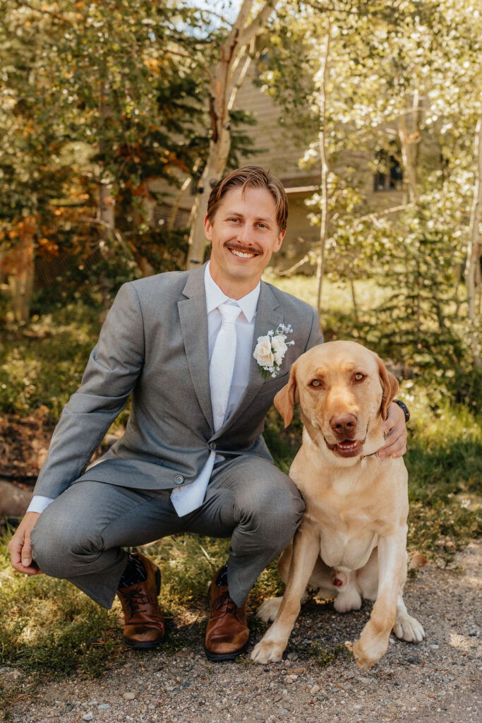 groom getting ready