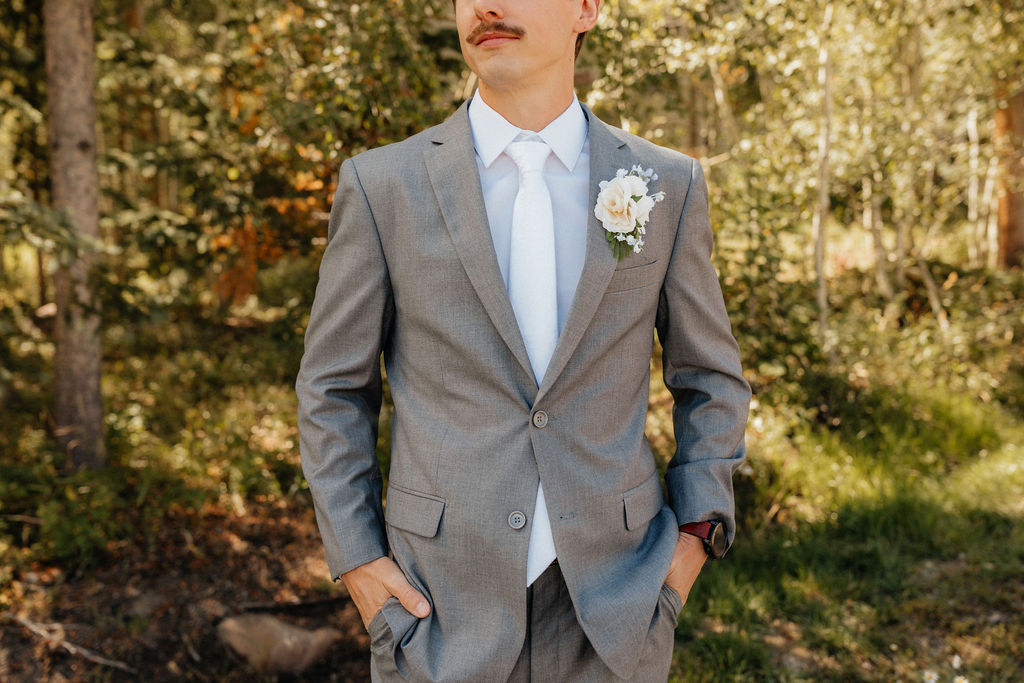 groom getting ready