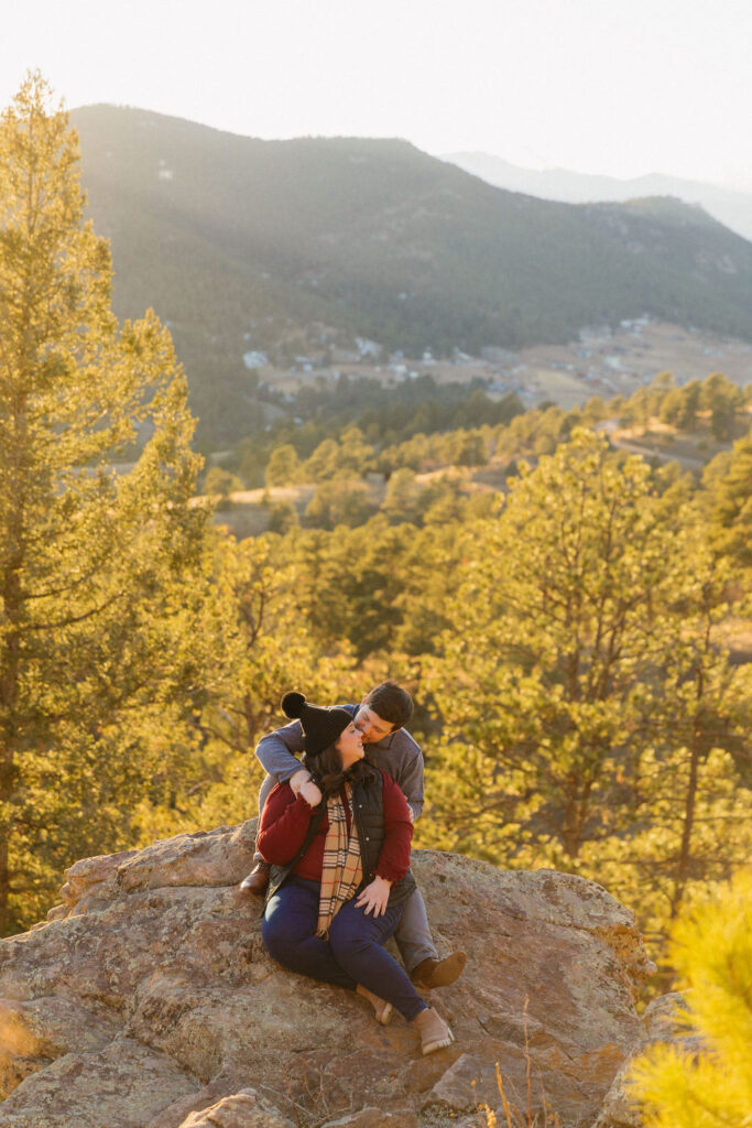 mt falcon colorado engagement photos 