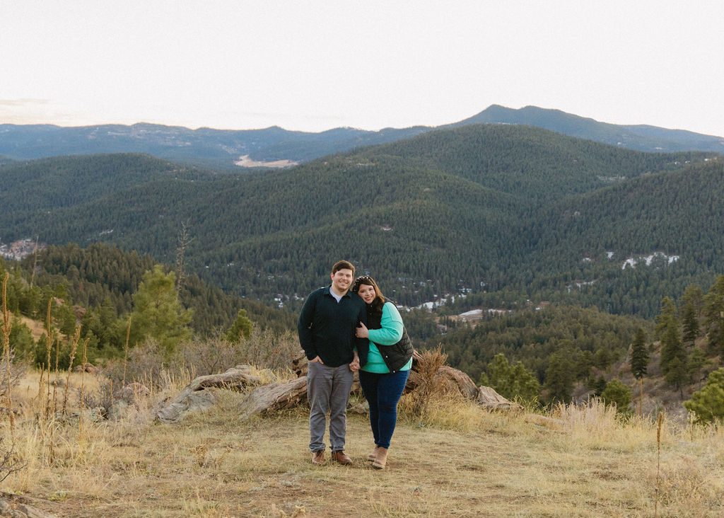 colorado engagement photos at mt falcon