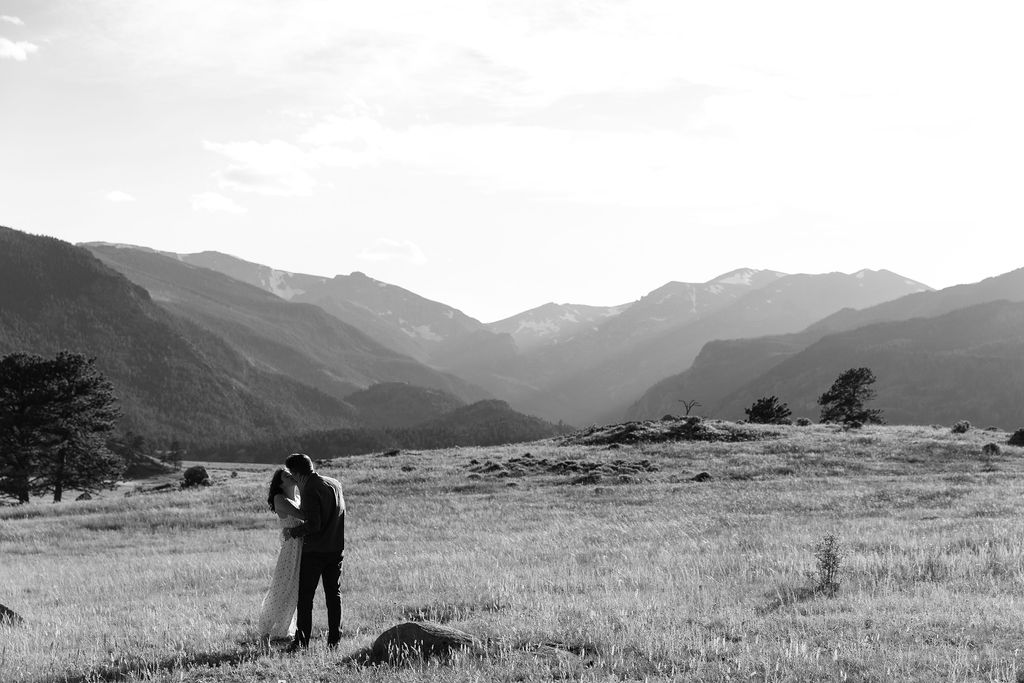 rocky mountain national park engagement photos 