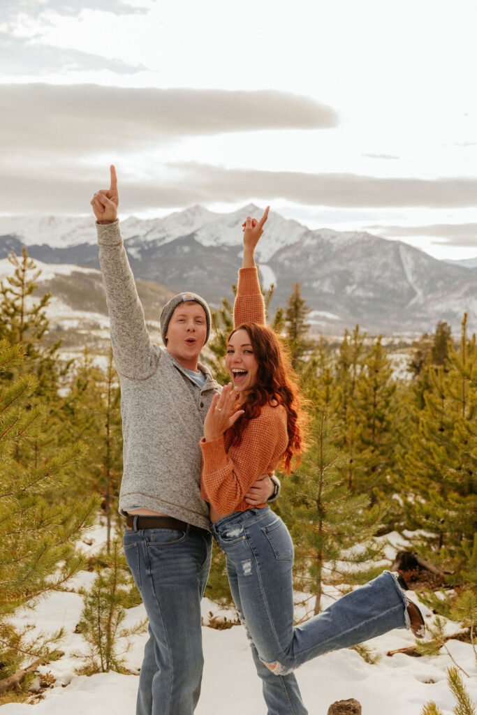 breckenridge colorado engagement photo locations