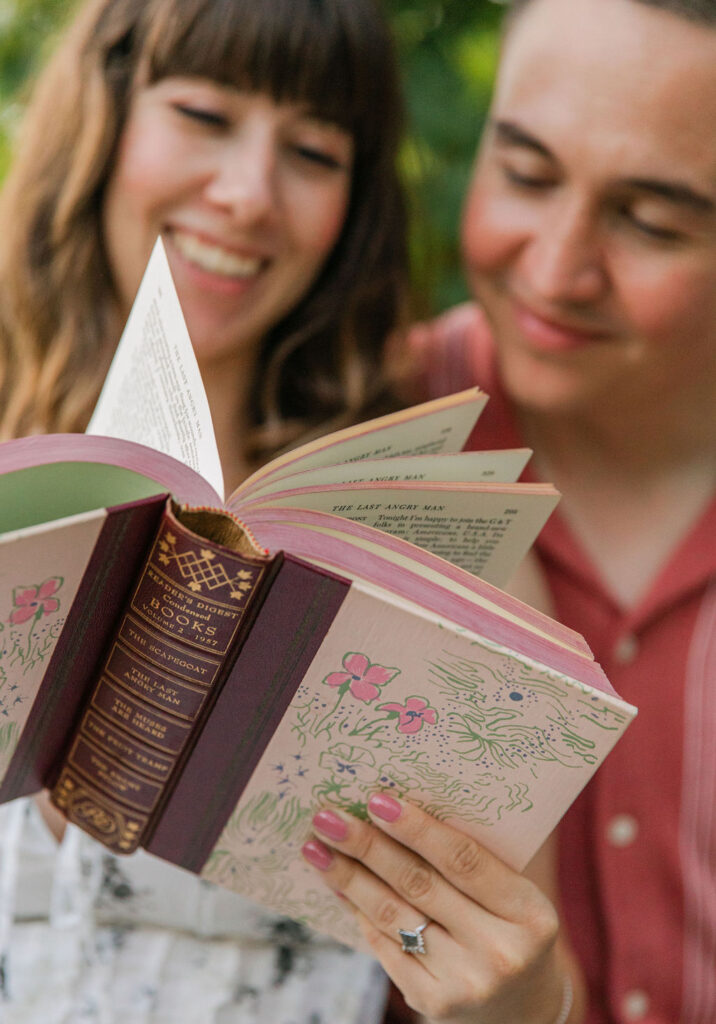 Playful Denver Botanic Gardens Engagement Photos