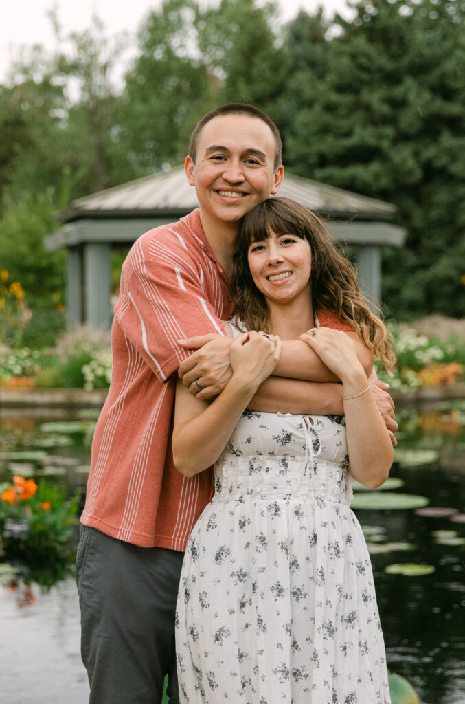 Gorgeous Colorado Engagement Photoshoot at Denver Botanic Gardens