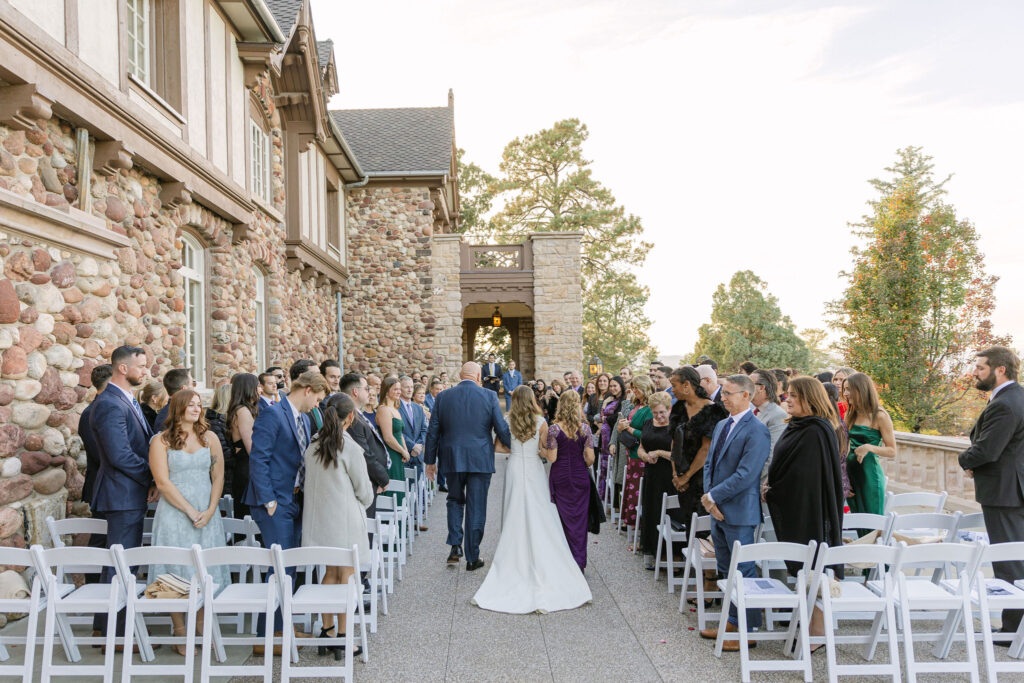 Highlands Ranch Mansion wedding ceremony