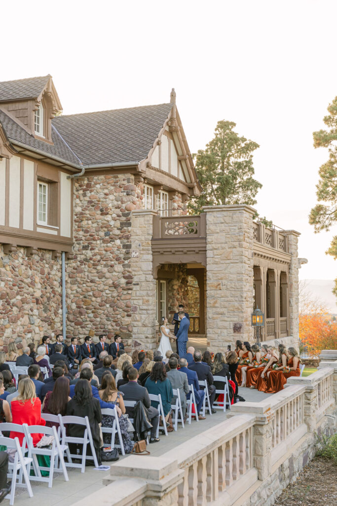 Highlands Ranch Mansion wedding ceremony