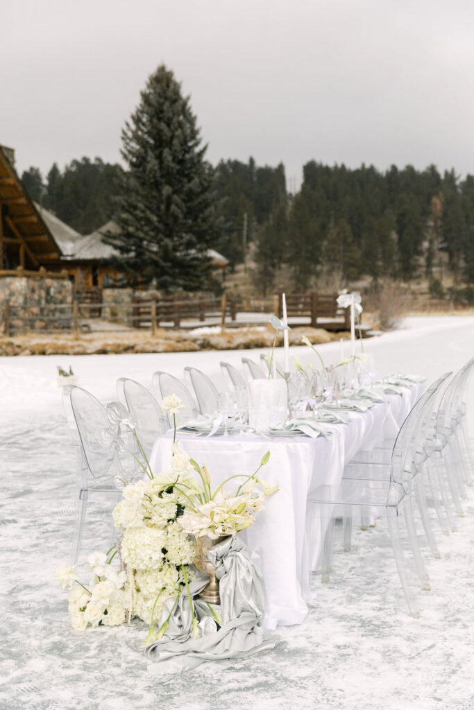 evergreen lake house wedding reception