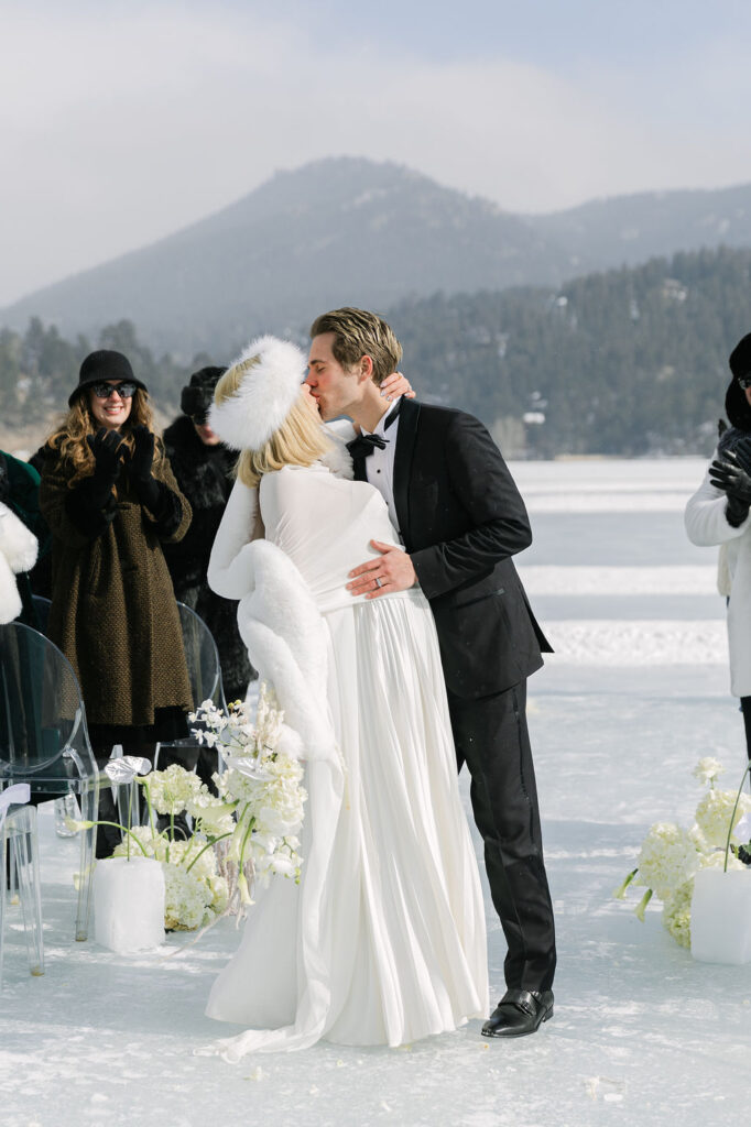 evergreen lake house wedding ceremony