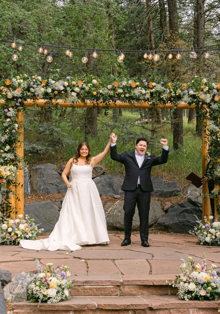 wedding ceremony at the pines by wedgewood weddings