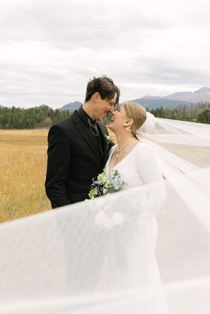 dreamy estes park elopement at upper beaver meadows