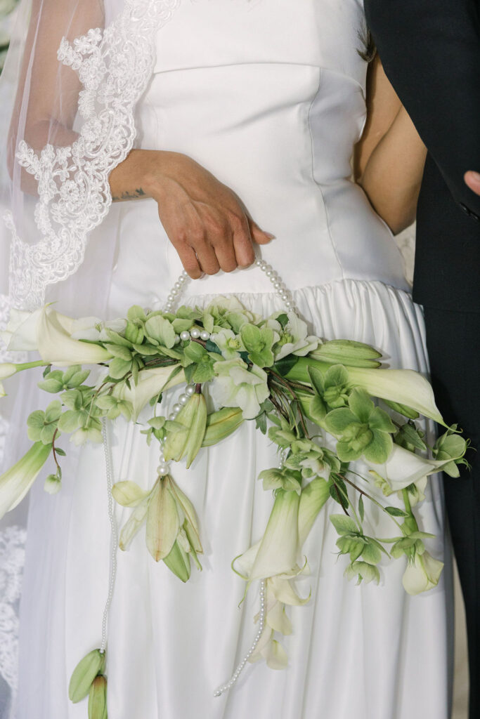 elegant bouquet purse