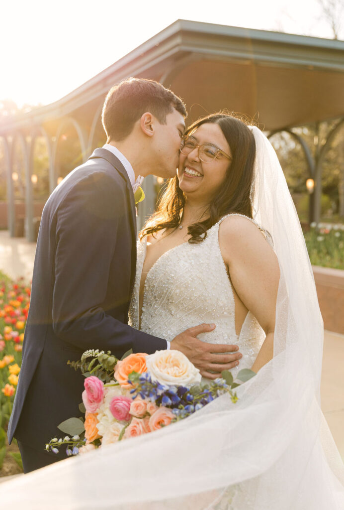 romantic garden wedding at denver botanic gardens